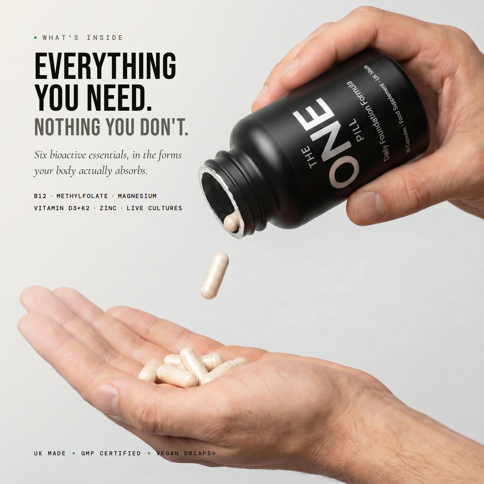 <p>Formulated with chemists.<br/><em>Not marketers.</em></p>