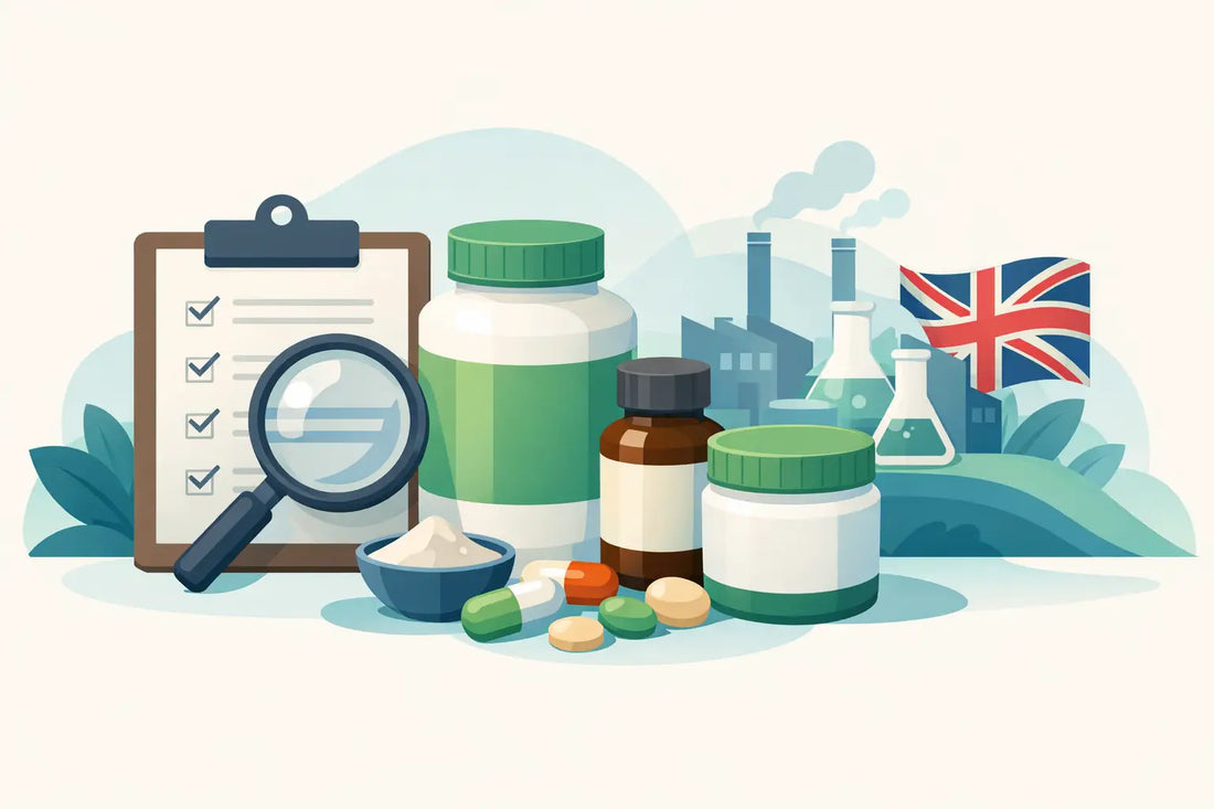 GMP Certified Supplements UK: What to Check